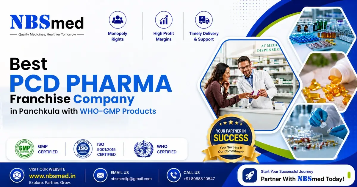Best PCD Pharma Franchise Company in Panchkula with WHO-GMP Products