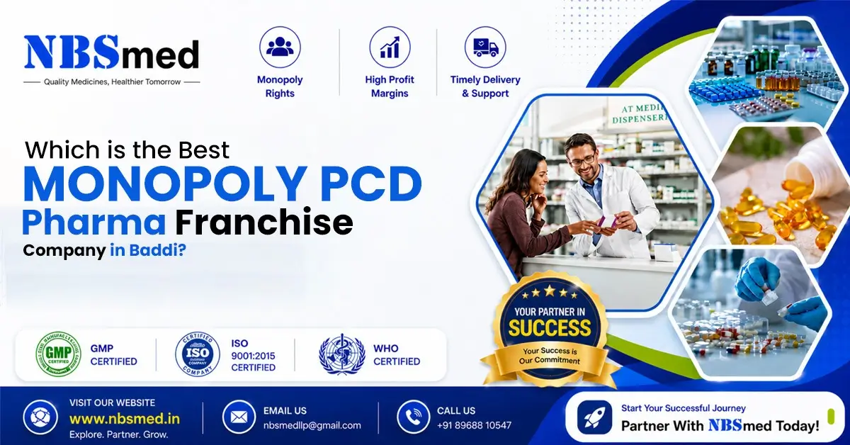 Which is the Best Monopoly PCD Pharma Franchise Company in Baddi?